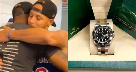 steph curry rolex gift